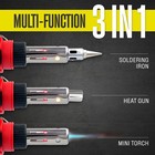 Berkling Bsg568 Cordless Butane Soldering Iron Kit 5 Tip Heat Gun Torch