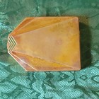 1930s Houbigant Powder Compact Cosmetics Enamel Mirror  Art Deco Vtg