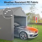 Outdoor Grey Carport 10 x20  Heavy Duty Canopy Shed Portable Garage Party Tent
