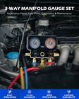 Omt 3 Way Air Conditioner Diagnostic Manifold Gauge For R1234yf Freon Charging
