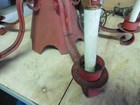 Vintage Steel Chandelier Lamp Steel Metal Candelabra Light Shines Up To Ceiling 