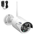 10ch Nvr 2k Wired Cctv Security Camera System Outdoor W  10  Lcd Monitor Lot