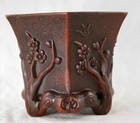 Vintage Hexagon Zisha Bonsai Pot  Succulent Planter   Mesh 4 25 x 4 25 x 3 75 