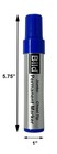 Jumbo Permanent Markers - Color Pack Of 4 - Black  Red  Green  Blue