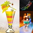 5 Pcs Stainless Steel Coffee Beverage Stir Sticks Cocktail Stirrers Drink 19cm