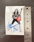 Ace Frehley Of Kiss Cutout With Les Paul Autograph Durable Uv Dtf Sticker
