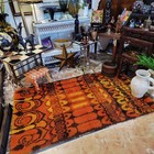 1960s Rya Shag Rug Rare Mid Century Modern Design 60x40 