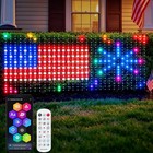 Rgb Smart Net Lights 4x10ft  600 Led Waterproof Mesh With App remote Control   l