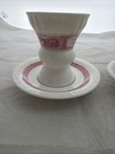 Asbach Rudesheimer Kaffee Bone China Cups Saucers Set Of 2