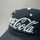 Coca-cola Las Vegas 1886 Black Script Baseball Cap Fit Sz One Size Black 23633  
