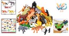 54 Piece Jungle Animal Figures Set For Kids Safari Play Toy