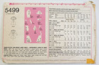 Vtg 70s Simplicity Sew Pattern 5499 Misses Mini-dress Back Zipper Size 10 Cut