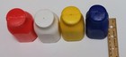 Rare Vintage  Plastic 4 Bottles Jugs Grape   Orang Juice More Pretend Play