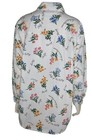 Vintage Floral Blouse 80s Flowers Size 12 Cotton Pocket Venezia Buttons Ls