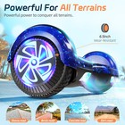 Brand New 6 5  Led Wheels Hoverboard Scooter For Kids Ul2272 Certified Bluetooth