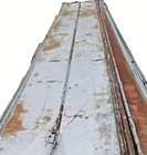  30 Sq ft   5 Pcs 3  X 2   Reclaimed 5-v Metal Barn Roofing Tin Free Shipping