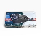 Logitech Cordless Desktop Wave Wireless Keyboard Mouse Combo Usb Receiver W  Box