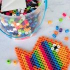 Perler 70711 Biggie Beads Bucket - 1 200 Assorted Colors Of Beads - Arts Craft