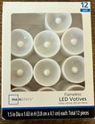 Led Flameless Candles Votive 1 5  X 1 63  Batteries Included Box Of Ten