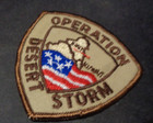 Operation Desert Storm Patch - Desert Tan Color Nos Us Army   Navy   Usaf   Usmc