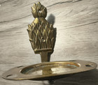 Vintage Brass Pineapple  Cup   Soap   Toothbrush Holder Bath Fixture 1984