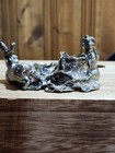 1998 Vintage Arthur Court Rabbit bunny Candle Holder 3 5   L X 1 75  T X 2 25  W