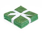 It s All Green 90-pc Precut Charm Pack 5  Squares 100  Cotton Fabric Green Quilt
