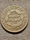 1835 Classic Head Half Cent 1 2c Brown Holed Copper Phila Business Km 36