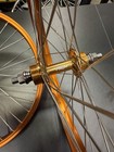 20   x 1 75    36 Spoke Freewheel Alloy Gold Bicycle bmx Wheel Set  Sealed Bearings