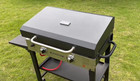 Bbq-plus Hinged Lid For Blackstone 36 Inch Griddle Lid With Temperature Gauge