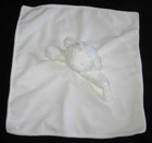 Carters White Lamb Security Blanket Baby Lovey Plush 2016 Pacifier Loop