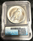 Icg Ms70 1930-d High Relief Peace Dollar By Daniel Carr W coa Moonlight Mint    