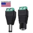 X20 12v Dc Male female Power Connector 5 5x2 1mm Power Jack Plug Adapter For Lot