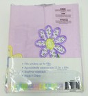 Kids Line Gossamer Wings Embroidered Butterfly Baby Window Valance Pink Yellow