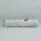 C a Wallcoverings Animal Pull Toy Nursery Wallpaper Border Blue Check 5 Yds Vtg