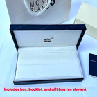 Montblanc Silver Ballpoint Pen Wave Design Luxury Vip Gift W  Box