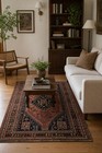 5x8 Traditional Medallion Pattern Hand-knotted Wool Area Rug In Faded Red Hues
