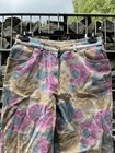 Polo Team Rare Vintage 90s Jeans Full Print Flowers Size 34 Men   s Opti Zipper