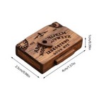 Dollhouse Ouija Board With Planchette And Drawer Wooden 1 12 Scale Magic Occult
