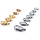 25pcs lot Stainless Steel Lobster Claw Clasps For Diy Jewelry Making Findings