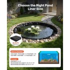 Uimoso 8 Ft X 10 Ft 45 Mil Epdm Liner For Outdoor Fish Ponds