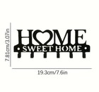 Metal Wall Mounted Sweet Home Decorative Key Holder  Key Wall Hook  Organizer