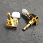 Fender Schaller Xge-1g Deluxe Gold Tuners White Pearl Buttons Tele Strat Guitar