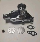 Chevy V8 Short Water Pump   Pulley Kit W Alternator   Power Steering Bracket Kit