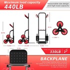 Stair Climbing Hand Truck 440lb   heavy Duty Dolly Cart For Stairs   t