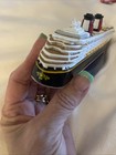 Disney Cruise Line Model Ship Replica 2015 Black Base No Box