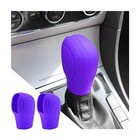 2 Pack Silicone Gear Shift Knob Cover 3 14 X 2 2 Inch Purple