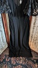 Vintage 1930 s 40 s Art Deco Gown Black Kornhauser Original M L Museum Deacc
