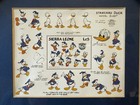 Framed Donald Duck Pin   Model Sheet Disney
