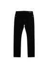 Men   s Black Slim Fit Stretch Jeans Classic Straight Cut Denim Pants